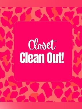 $10 Low Start Closet Clean Out Flyer - For Live Show. Clothes, Shoes & More 🎀